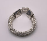 Half Round Double Foxtail Bracelet // Made from .999 Fine Silver