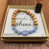 Shine Diffuser Bracelet // Glows in the dark!