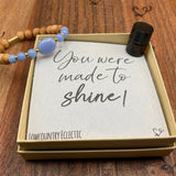 Shine Diffuser Bracelet // Glows in the dark!