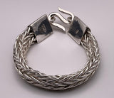 Half Round Double Foxtail Bracelet // Made from .999 Fine Silver