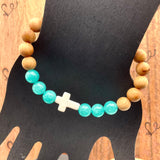 Cross Diffuser Bracelet