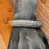 Half Round Double Foxtail Bracelet // Made from .999 Fine Silver