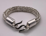 Half Round Double Foxtail Bracelet // Made from .999 Fine Silver