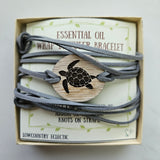 Engraved Essential Oil Diffuser Wrap Bracelet