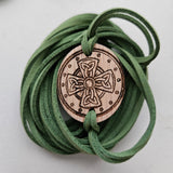 Engraved Essential Oil Diffuser Wrap Bracelet