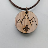 Engraved Essential Oil Diffuser Necklace