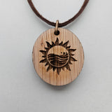 Engraved Essential Oil Diffuser Necklace