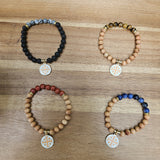 Guy's Crusader Jerusalem Cross Essential Oil Diffuser Bracelet