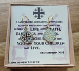 Quatrafoil Jerusalem Cross Earrings