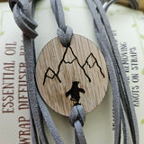 Engraved Essential Oil Diffuser Wrap Bracelet