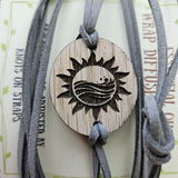 Engraved Essential Oil Diffuser Wrap Bracelet