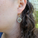 Quatrafoil Jerusalem Cross Earrings