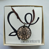 Engraved Essential Oil Diffuser Necklace
