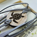 Engraved Essential Oil Diffuser Wrap Bracelet