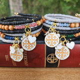 Jerusalem Cross Faith, Hope & Love Wrap Essential Oil Diffuser Bracelet