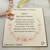 Cherry Blossom Sakura Diffuser Bracelet