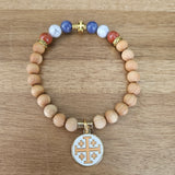 Guy's Crusader Jerusalem Cross Essential Oil Diffuser Bracelet