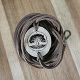 Engraved Essential Oil Diffuser Wrap Bracelet