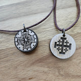 Engraved Essential Oil Diffuser Necklace