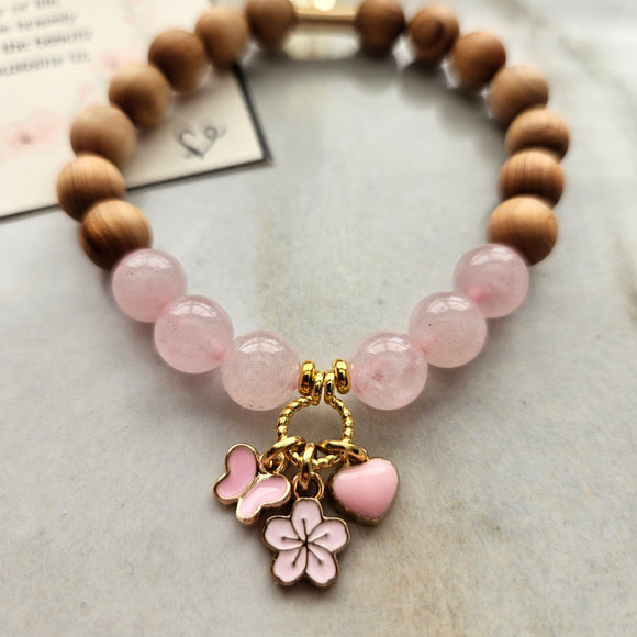 Cherry Blossom Sakura Diffuser Bracelet