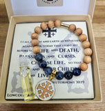 Crusader Jerusalem Cross Essential Oil Diffuser Bracelet