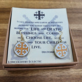 Women's Jerusalem Cross Earrings