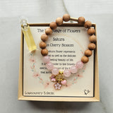 Cherry Blossom Sakura Diffuser Bracelet