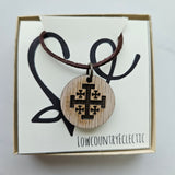 Engraved Essential Oil Diffuser Necklace