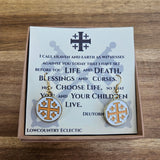Women's Jerusalem Cross Earrings