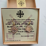 Quatrafoil Jerusalem Cross Earrings