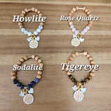 Jerusalem Cross Faith, Hope & Love Stretch Essential Oil Diffuser Bracelet