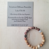 The Ten Lepers Gemstone Essential Oil Diffuser Bracelet-- FREE SHIPPING