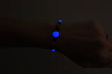SHINE Slider Essential Oil Diffuser Bracelet//Glows in the Dark