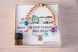 Rainbow Row Dainty Diffuser Essential Oil Bracelet