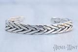 Five Strand Cuff // Made with .999 Fine Silver